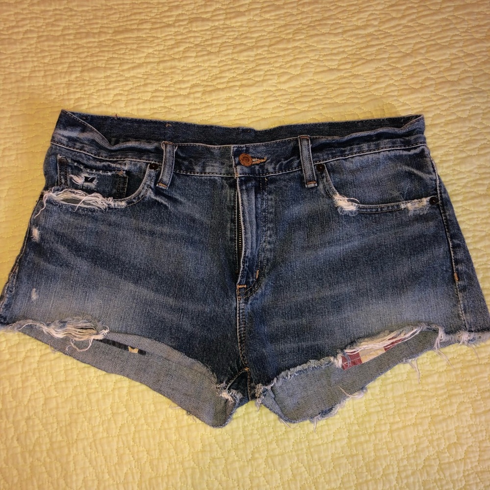 Ralph Lauren Denim & Supply Distressed Jean Shorts